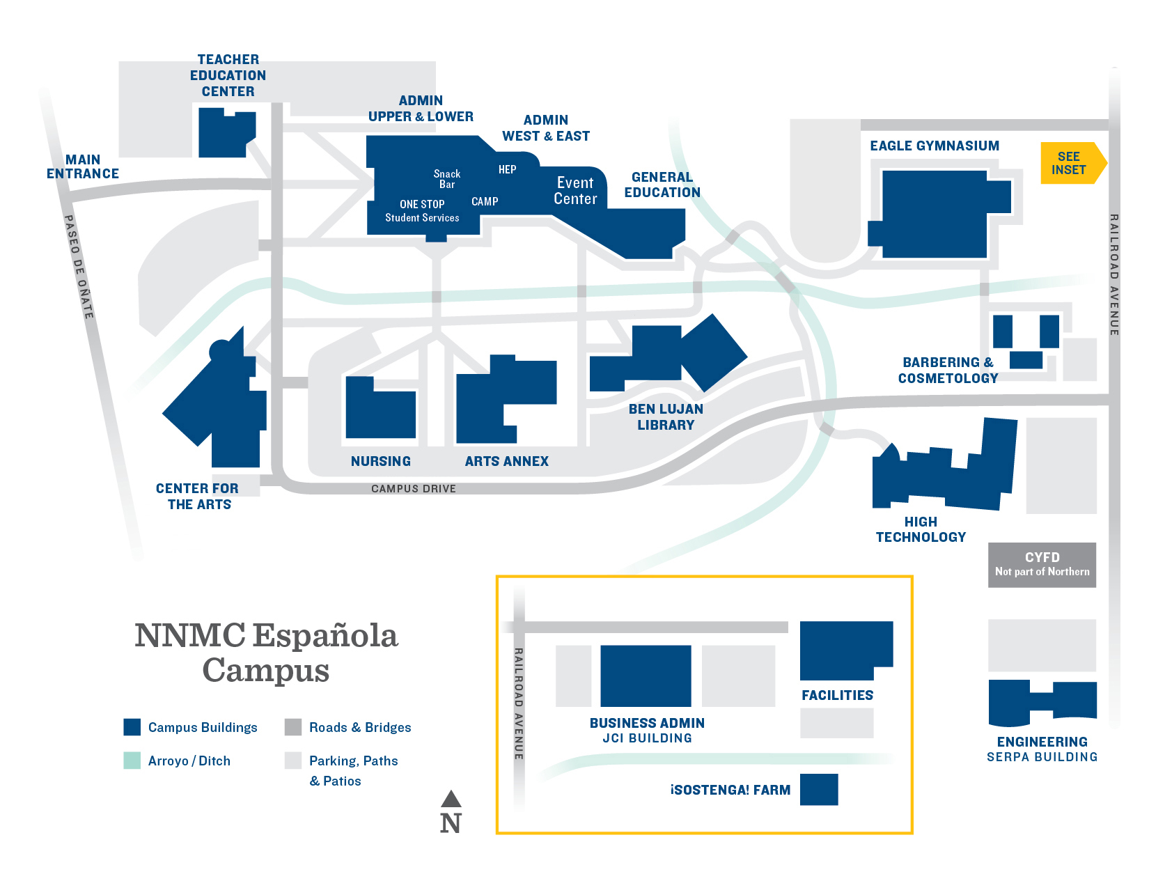 Espanola Campus Map